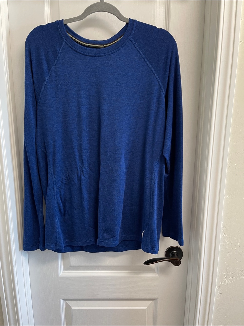 Smartwool Women's Long-Sleeve Crewneck Shirt - Royal Blue